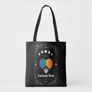 Tote Bag Personnaliser Tarot LGBTQ Fierté Arc-en-ciel Zodia