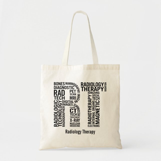 Tote Bag Personnaliser Technologue en radiologie RT Rad Tec (Devant)