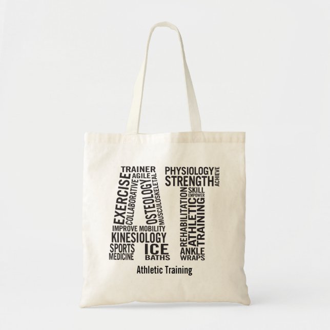 Tote Bag Personnalisez l'entraîneur sportif À (Devant)