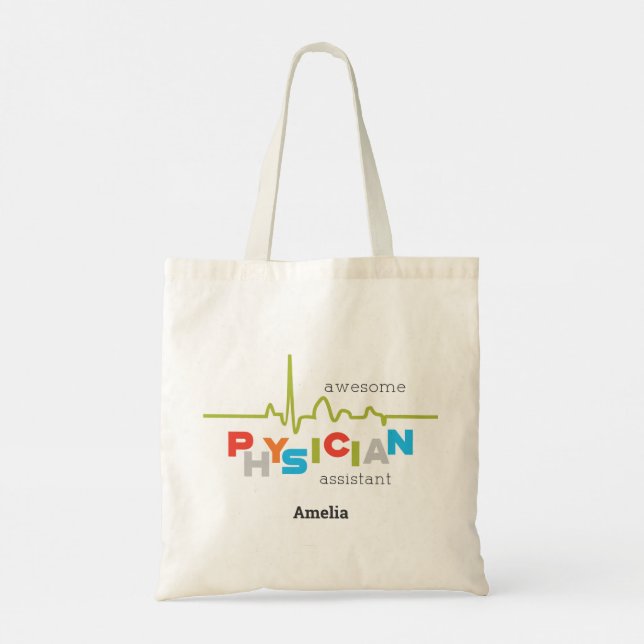 Tote Bag Personnalisez, Semaine de l'adjoint de médecin stu (Dos)