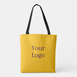 Tote Bag Personnalisez Votre Logo Jaune
