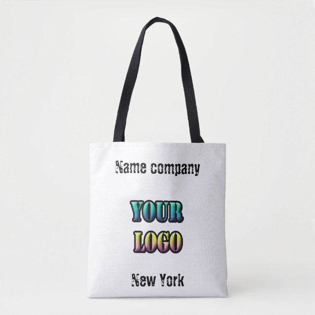 Tote Bag Personnalisez votre logo nom d'espace de texte soc (Devant)
