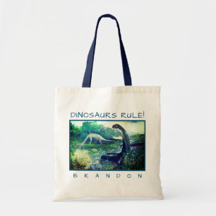 Tote Bag Personnalité du futur paléontologue Brontosaurus