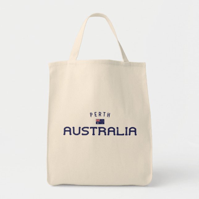 Tote Bag Perth Australie en détresse (Devant)