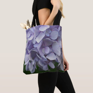 Tote Bag Pétales à fleurs Blue Hydrangea