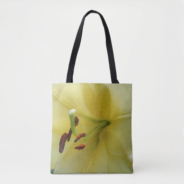 Tote Bag Pétales à fleurs jaunes gros (Devant)