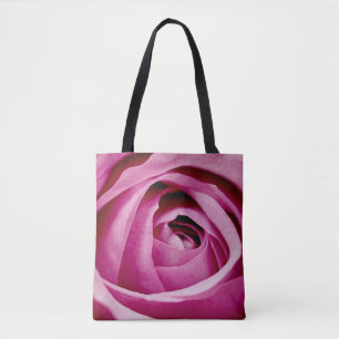 Tote Bag Pétales intérieurs de Bud Rose