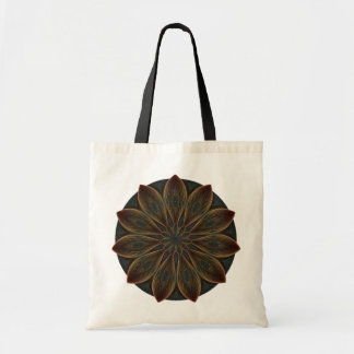 Tote Bag Pétales plombées Kaleidoscope Mandala