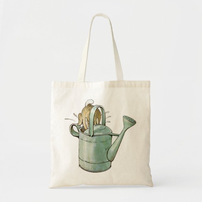 Tote Bag PETER RABBIT plongea la tête en premier dans la bo (Devant)