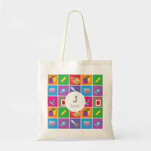 Tote Bag Petit Artiste Arts Artisanat Motif Coloré Enfants