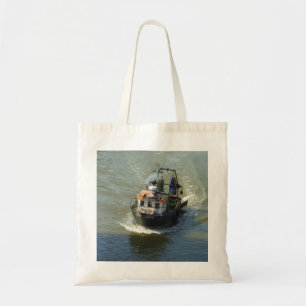 Tote Bag Petit chalutier, port de Cardiff Bay