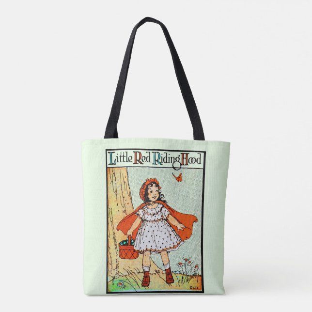 Tote Bag Petit Chaperon Rouge Vintage Mignon (Dos)