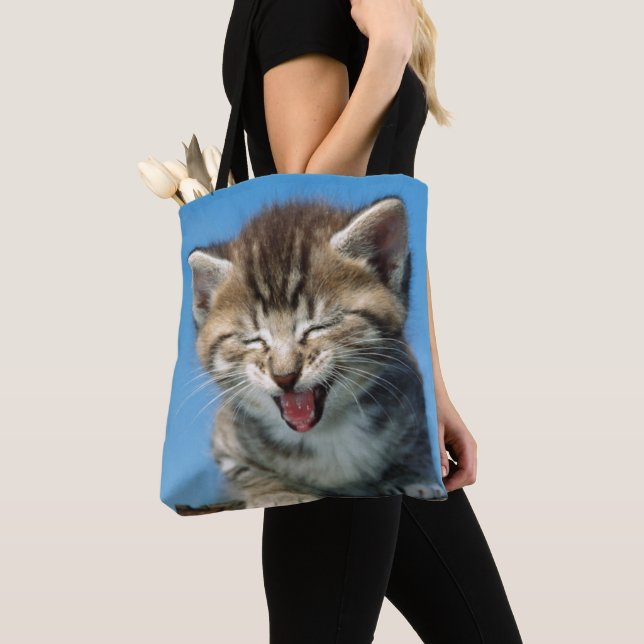Tote Bag Petit chaton dans un arbre (De près)