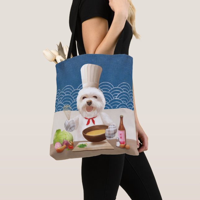Tote Bag Petit Chien Chef (De près)