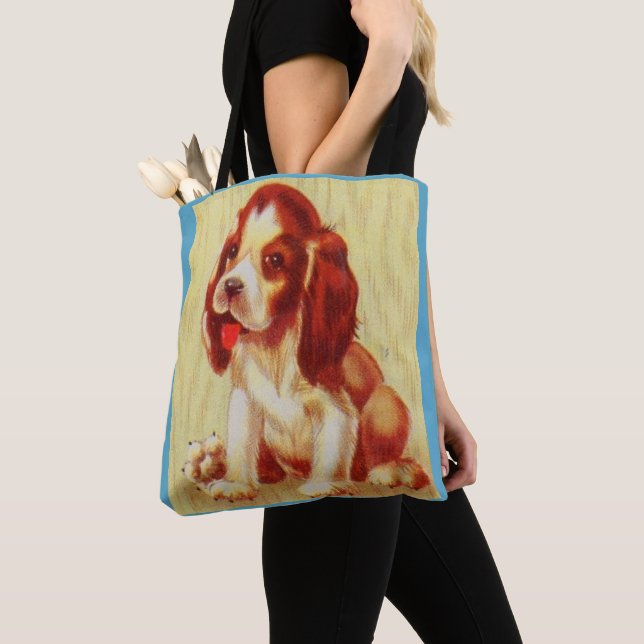 Tote Bag petit chiot beagle mignon (De près)
