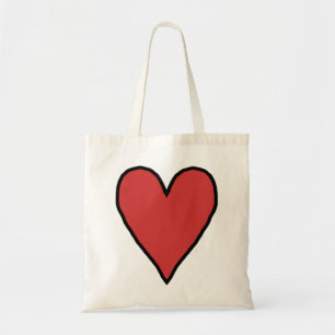 Tote Bag Petit Coeur rouge d'amour 10