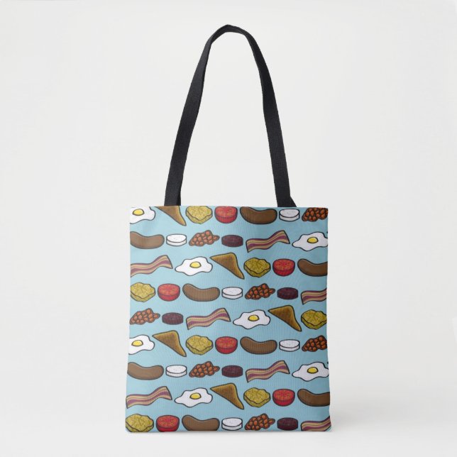 Tote Bag Petit déjeuner frit (Devant)