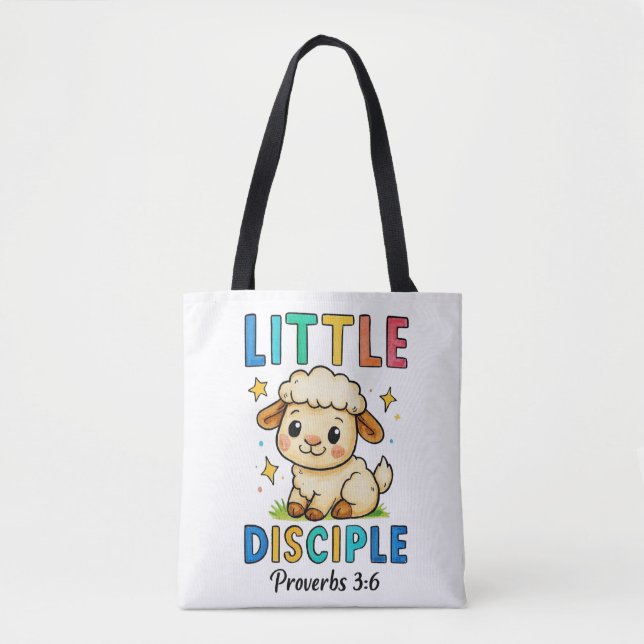 Tote Bag Petit disciple Proverbes 3:6 (Devant)
