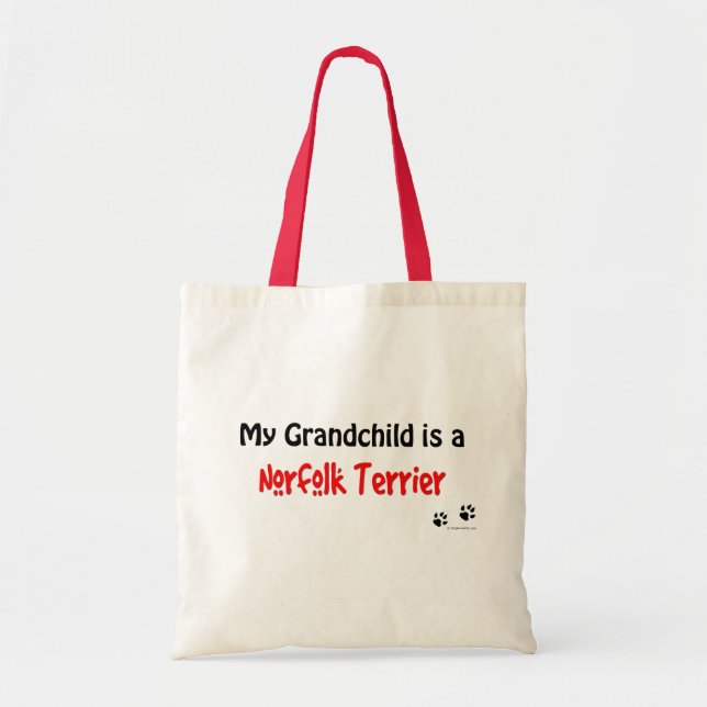 Tote Bag Petit-enfant de Norfolk Terrier (Devant)