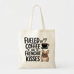 Tote Bag Petit Français Bulldog Café Lover Frenchie Mom Chi