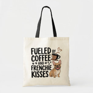 Tote Bag Petit Français Bulldog Café Lover Frenchie Mom Chi