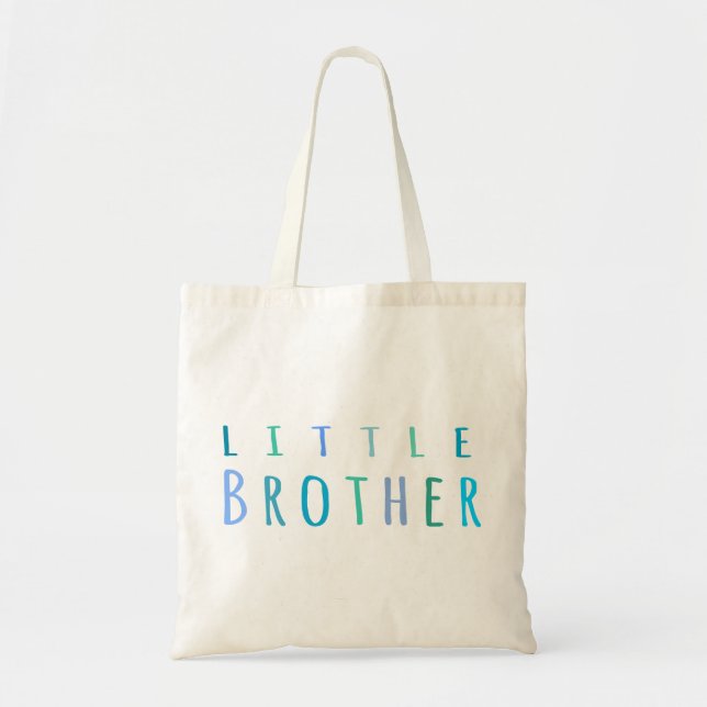Tote Bag Petit frère en bleu (Devant)