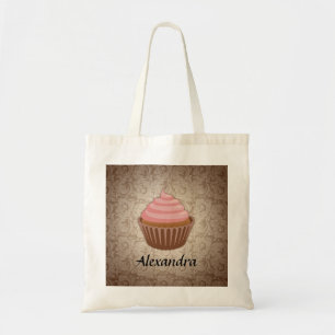 Tote Bag Petit gâteau doucement rose et Brown, souvenir