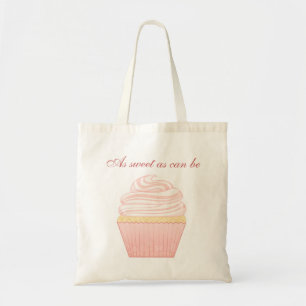 Tote Bag Petit gâteau élégant rose doux