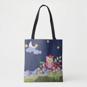 Tote Bag Petit hibou endormi