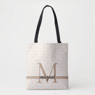 Tote Bag Petit partout sur le design de coeur Gros Monogram
