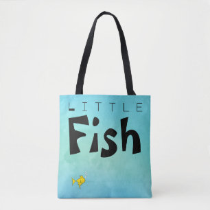 Tote Bag Petit Poisson Gros Poisson Drôle