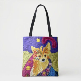 Tote Bag Petit Pom Puppy Quilt Comme Design