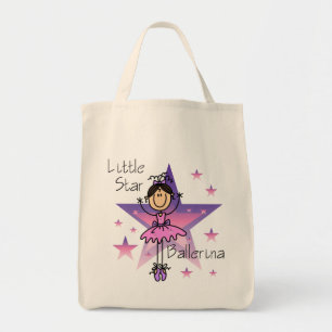 Tote Bag Petite Ballerine Star - Cheveux Bruns