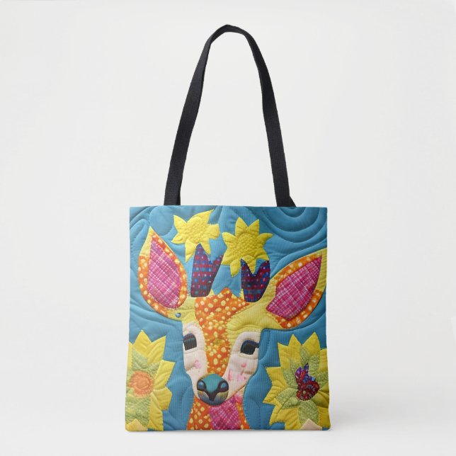 Tote Bag Petite courtepointe comme design (Devant)