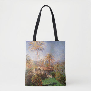 Tote Bag Petite ferme rurale à Bordighera par Claude Monet