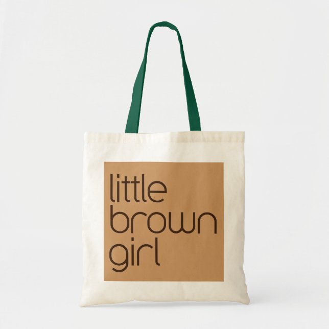 Tote Bag petite fille brune fourre-tout (Devant)