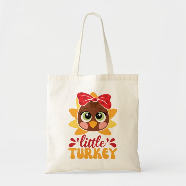Tote Bag Petite fille d'Action de grâce pour enfants (Devant)