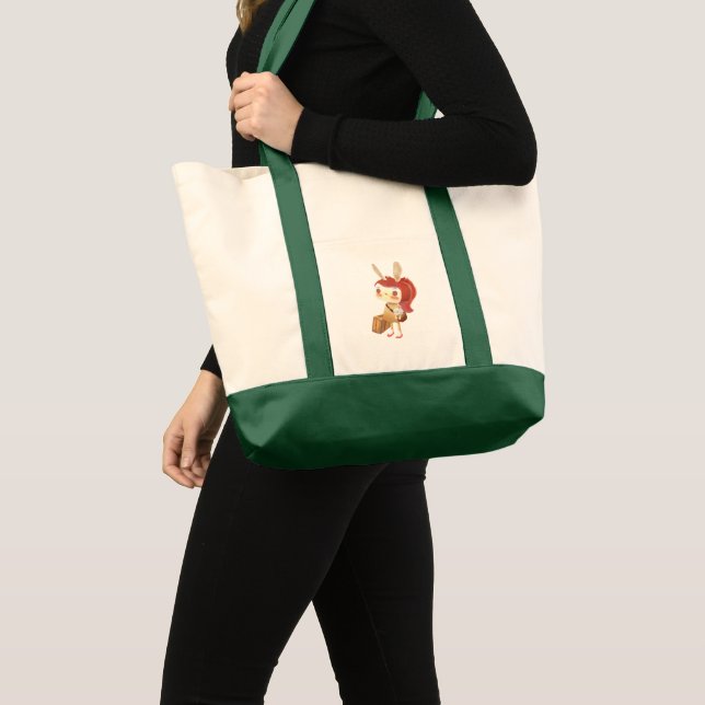 Tote Bag Petite fille perdue dans la forêt (Devant (produit))