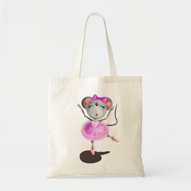Tote Bag Petite souris Ballerina (Devant)
