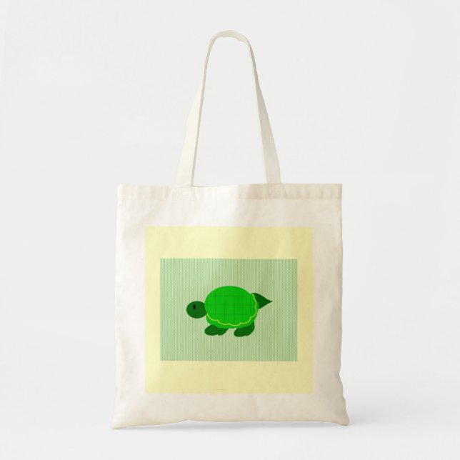 Tote Bag Petite tortue verte (Devant)