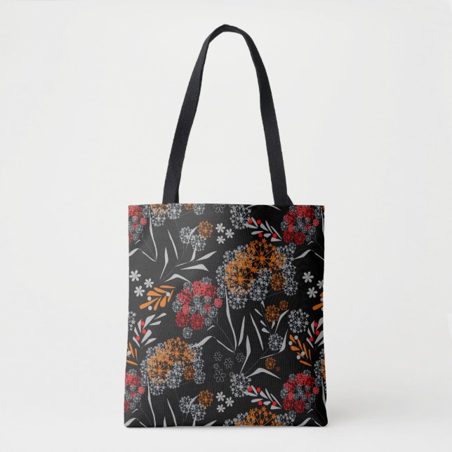 Tote Bag Petites fleurs mignonnes sans couture motif floral (Devant)
