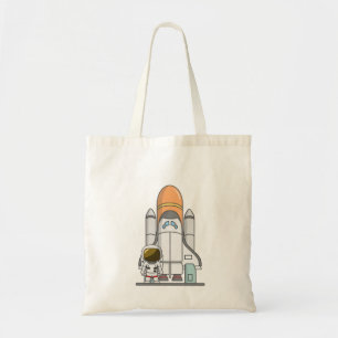 Tote Bag Petits astronaute et vaisseau spatial