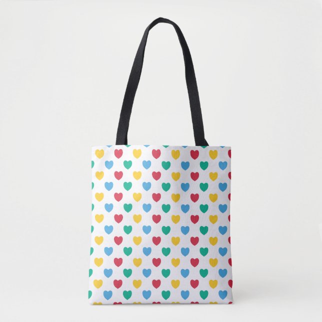 Tote Bag Petits Coeurs | LH-04 | (Devant)