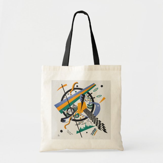 Tote Bag Petits Mondes IV, Abstrait, Wassily Kandinsky (Devant)