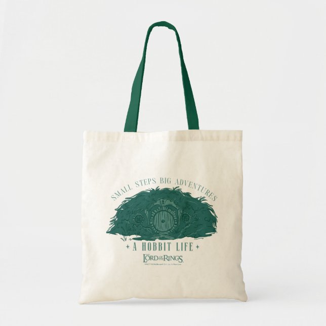 Tote Bag Petits pas, grandes aventures - Une vie de Hobbit (Devant)