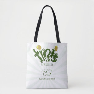 Tote Bag Petits Vértés & Tinis Fête d'anniversaire Martini