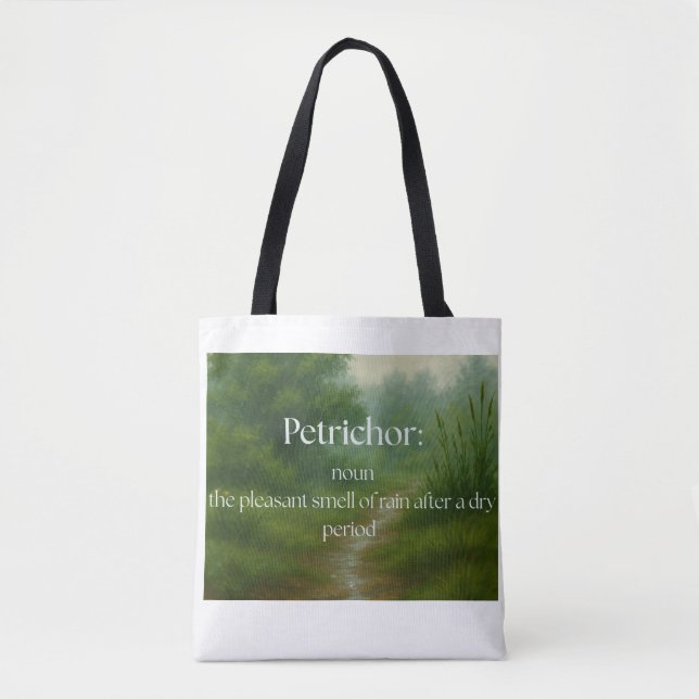 Tote Bag Pétrechore : Odeur de Pluie (Devant)