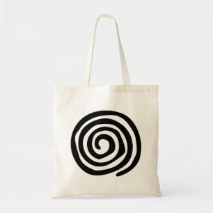 Tote Bag Petroglyphe en spirale tribale art tribal