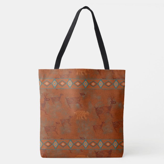 Tote Bag Pétroglyphes des canyons du Sud-Ouest (Devant)