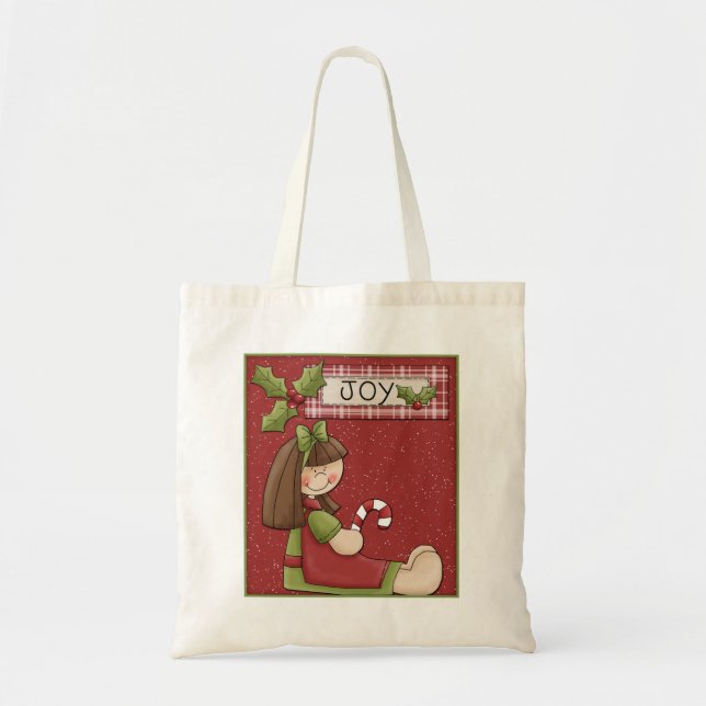 Tote Bag Peu d'ange - conception de Noël (Devant)